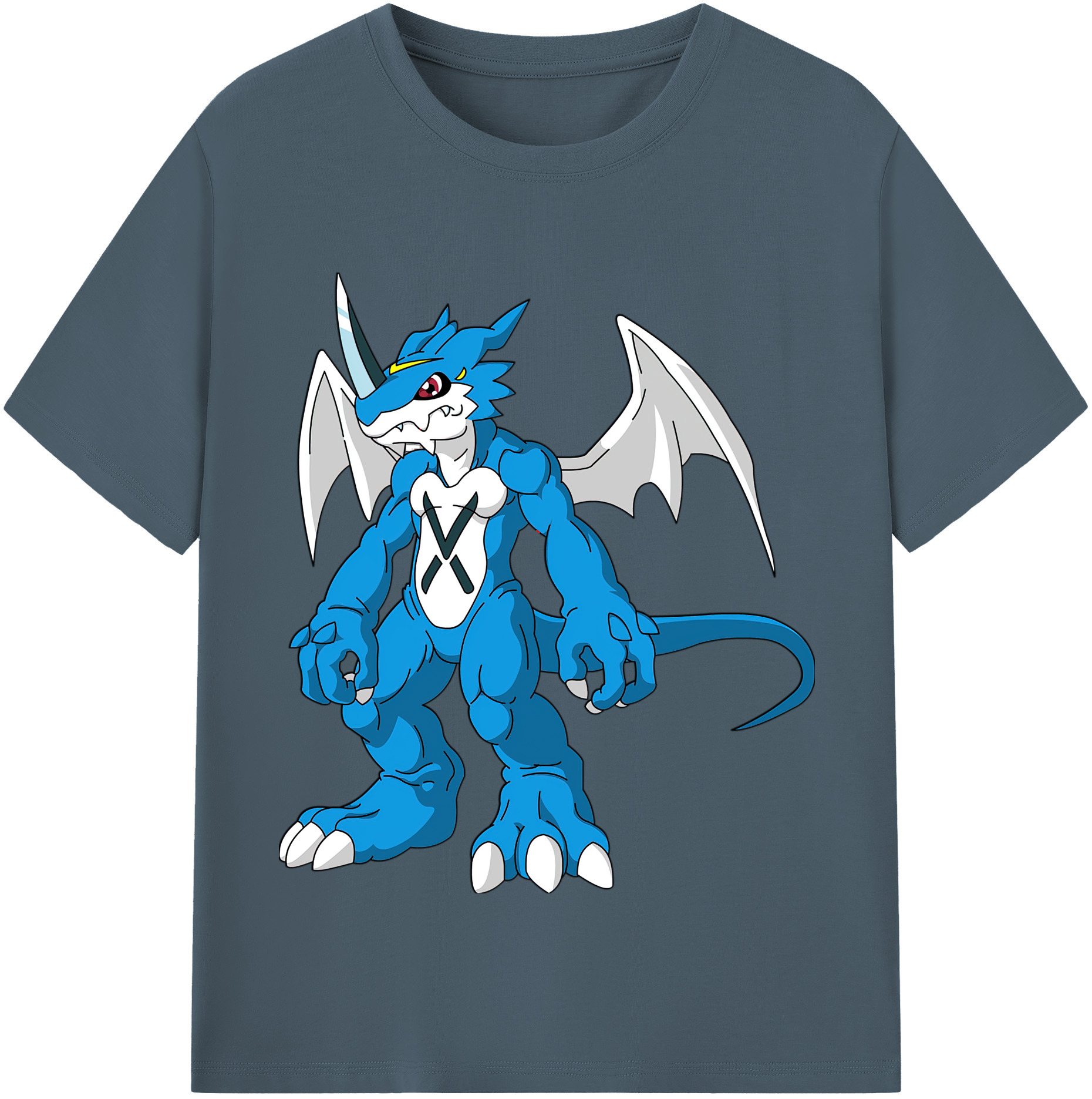 （画像用） Digimon デジタルモンスター/デジモン 綿100％半袖Tシャツ（フロントプリント）